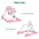 preview thumbnail 5 of 4, Dream On Me 2-in-1 Charlie Car Walker in Pink