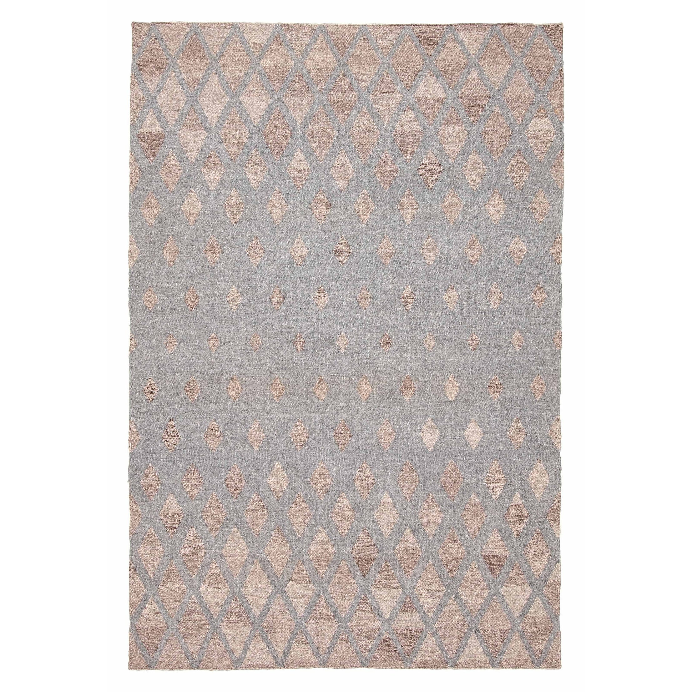 ECARPETGALLERY Flat-Weave Ankara FW Grey Wool Kilim - 4'11 x 7'11