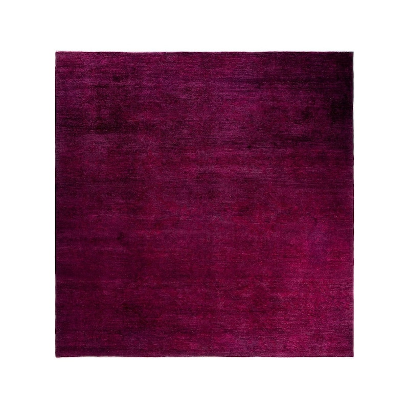 Vibrance One-of-a-Kind Hand-Knotted Area Rug - Red, 9' 3" x 9' 4" - 9' 3" x 9' 4"