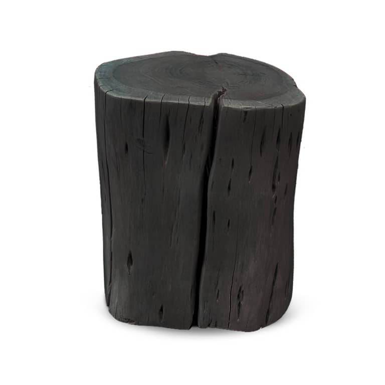 Urbia Solid Wood Stump - Ebonized