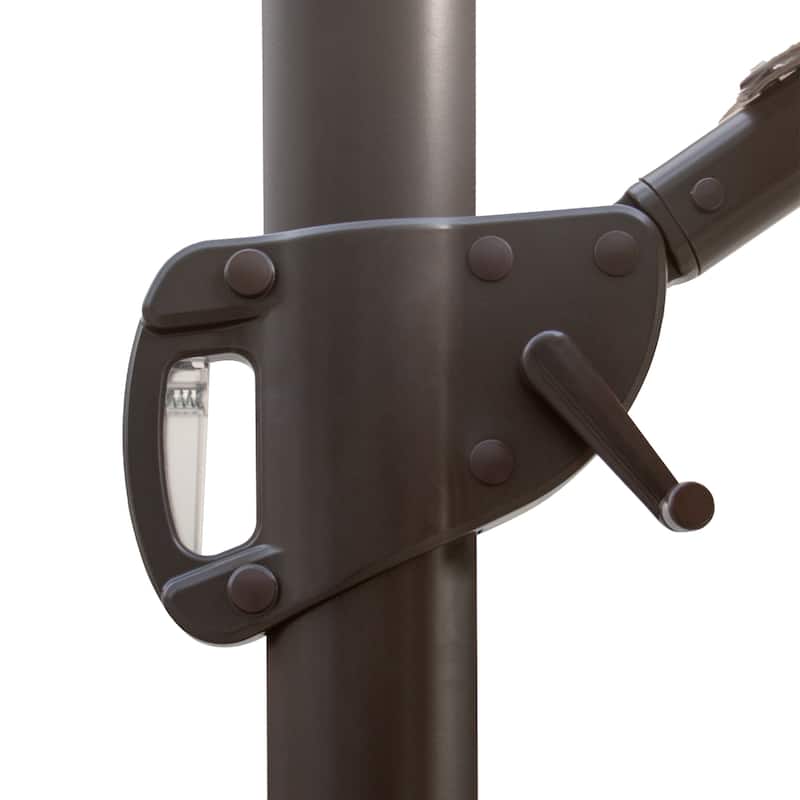 Pellebant 10 ft Patio Cantilever Umbrella with 360 Degree Rotation
