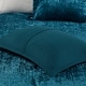 preview thumbnail 10 of 42, Madison Park Reagan 5 Piece Crinkle Velvet Comforter Set