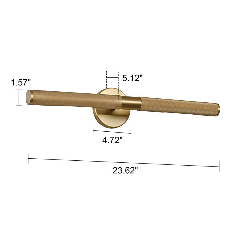 2-Light Modern Linear Dimmable Vanity Light Wall Sconce