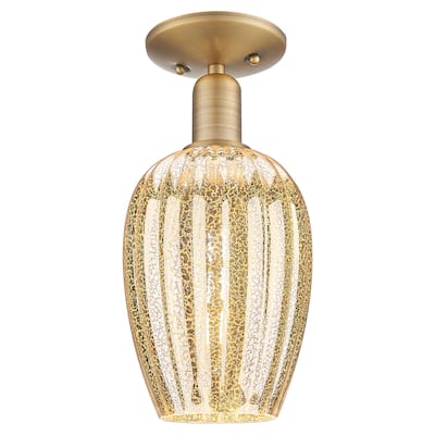 Innovations Lighting 716-1C-G457-6ME Preston 13" Tall Semi-Flush