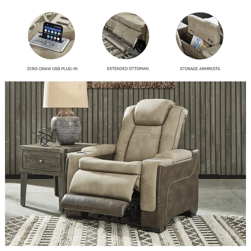 Next-Gen DuraPella Power Recliner/Adjustable Headrest