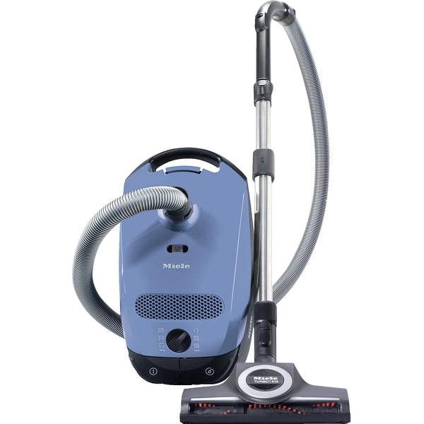slide 2 of 11, Miele Classic C1 Turbo Team Canister Vacuum -Tech Blue Blue