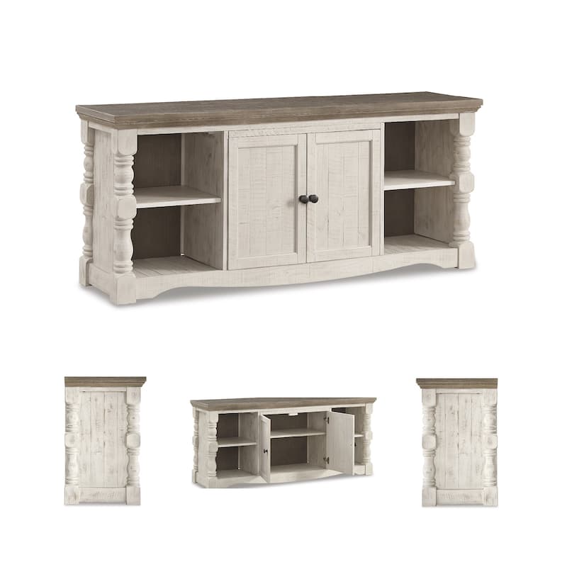 Signature Design by Ashley Cedar Hollow Two-tone Extra Large TV Stand