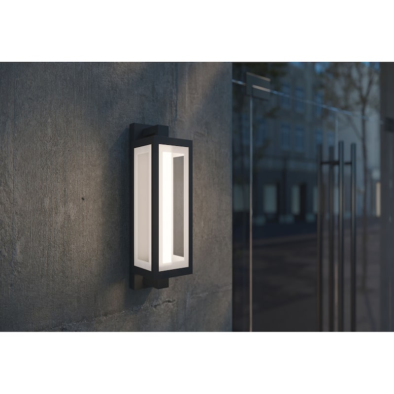 AFX BLKW0718LAJUD Blake 18" Tall LED Outdoor Wall Sconce with Clear
