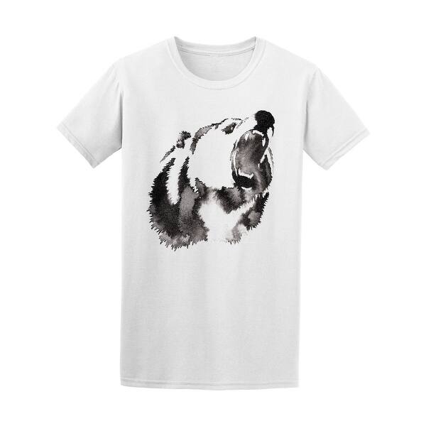 Shop Water Ink Painting Draw Bear Tee Men S Image By Shutterstock