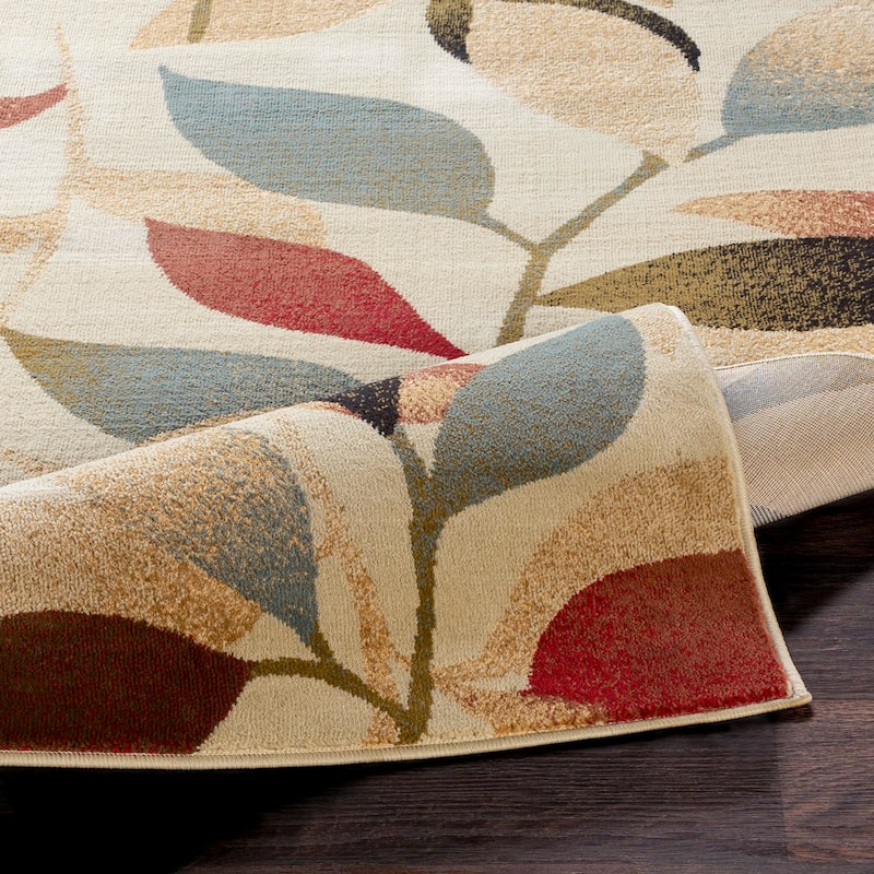 Cloverleaf Contemporary Floral Area Rug