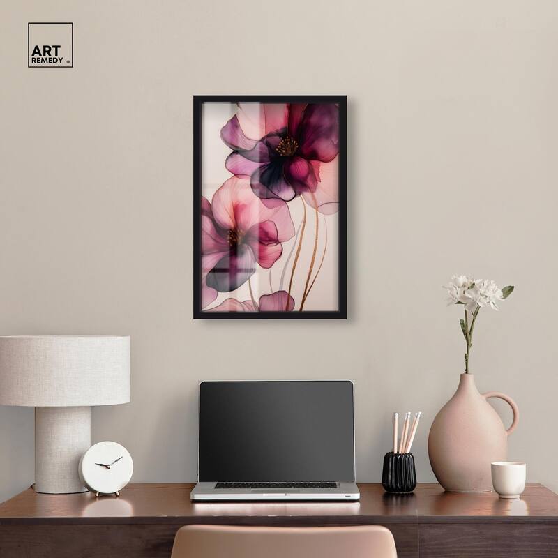 Velvet Verse III Shadowbox by Art Remedy