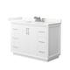 Option White / Giotto Quartz Top / Brushed Nickel