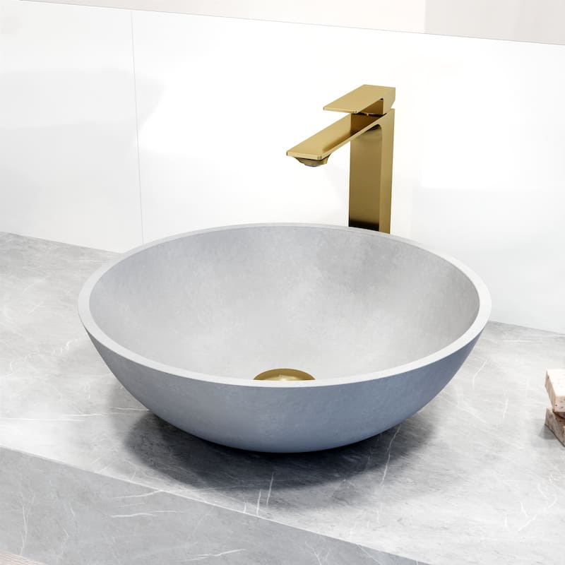 VIGO Dunn 11" H Single Handle Single Hole Vessel Bathroom Faucet