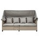 preview thumbnail 22 of 27, 4 Piece UV-Proof Resin Wicker Patio Sofa Set