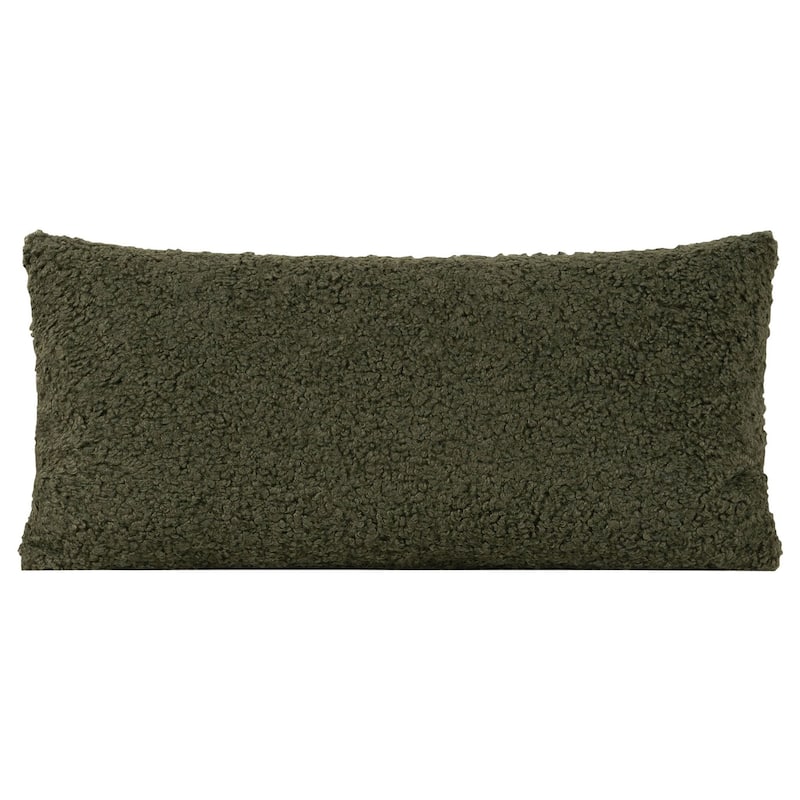 Tiffany Duet Patch Boucle Textured Lumbar Pillow