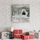 preview thumbnail 6 of 8, Merry and Bright Barn-Premium Gallery Wrapped Canvas - Ready to Hang