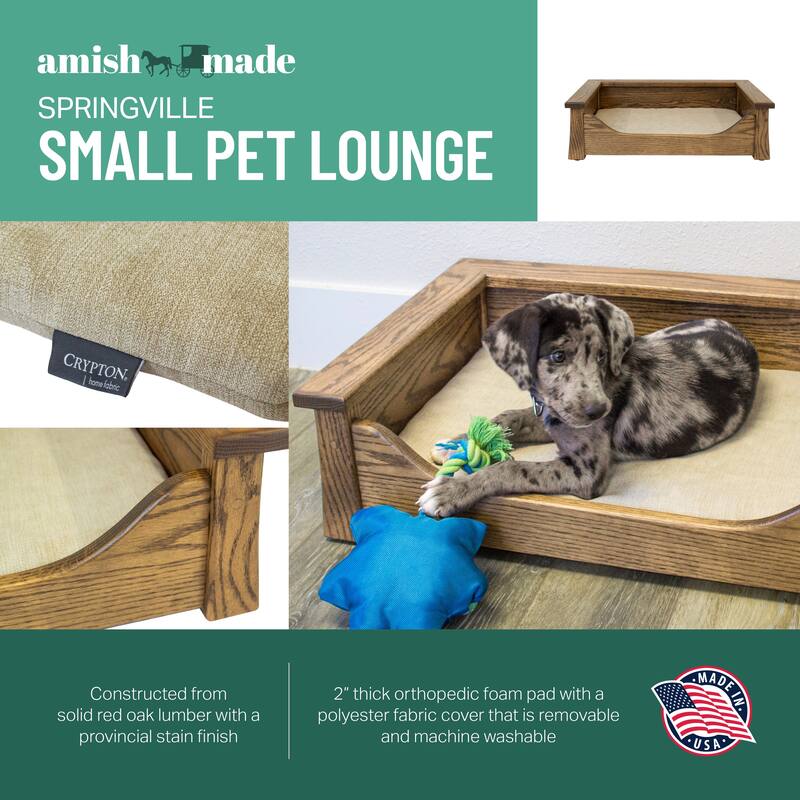 American Furniture Classics Model SPSPL Springville Small Pet Lounge