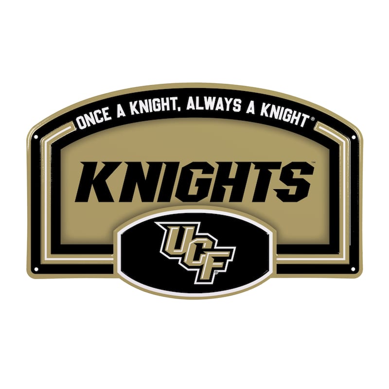 University of Central Florida Embossed Steel Wall Sign, 11" x 17"