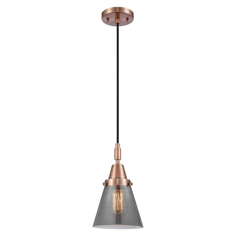Innovations Lighting 447-1P-G63 Cone 6" Wide Mini Pendant with Light