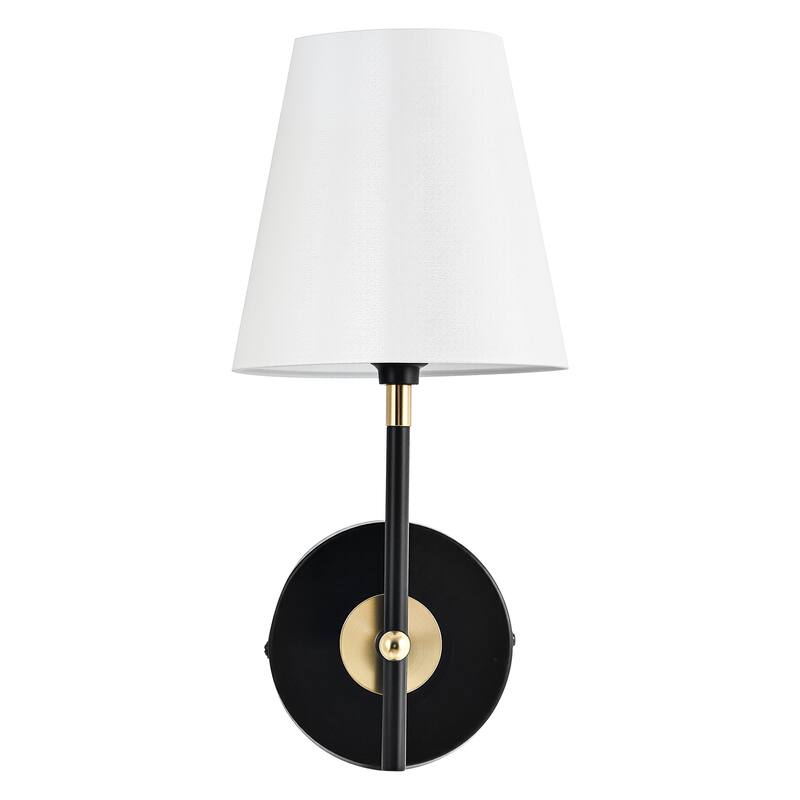 1-Light Dimmable Wallchiere Plug-in Armed Wall Sconce Vanity Light