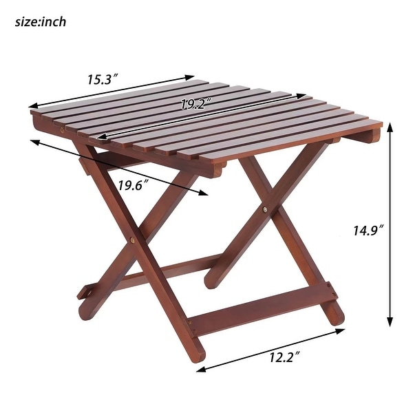 Small wooden hotsell collapsible table