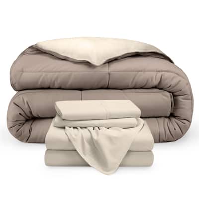 Bare Home Down Alternative Reversible Bed-in-a-Bag