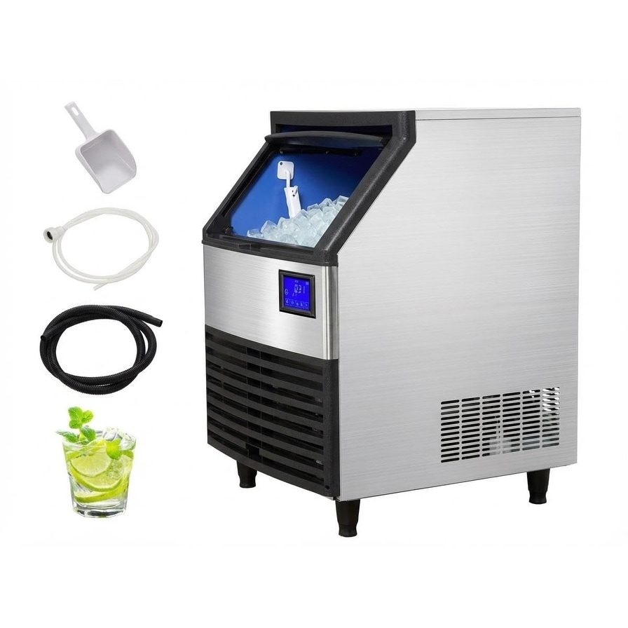 60" Commercial Undercounter Refrigerator, 15 Cu.Ft Stainless Steel 2-Door Prep Table for Cafe