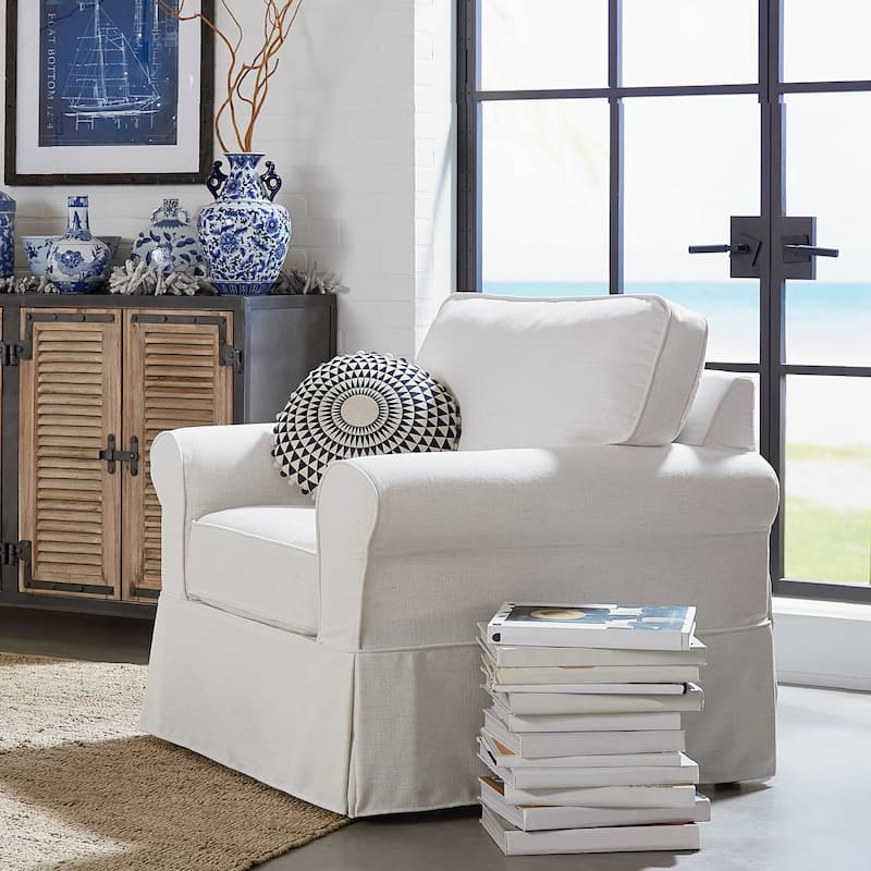 Porch & Den Zuni Arm Chair with Removable Slip Cover