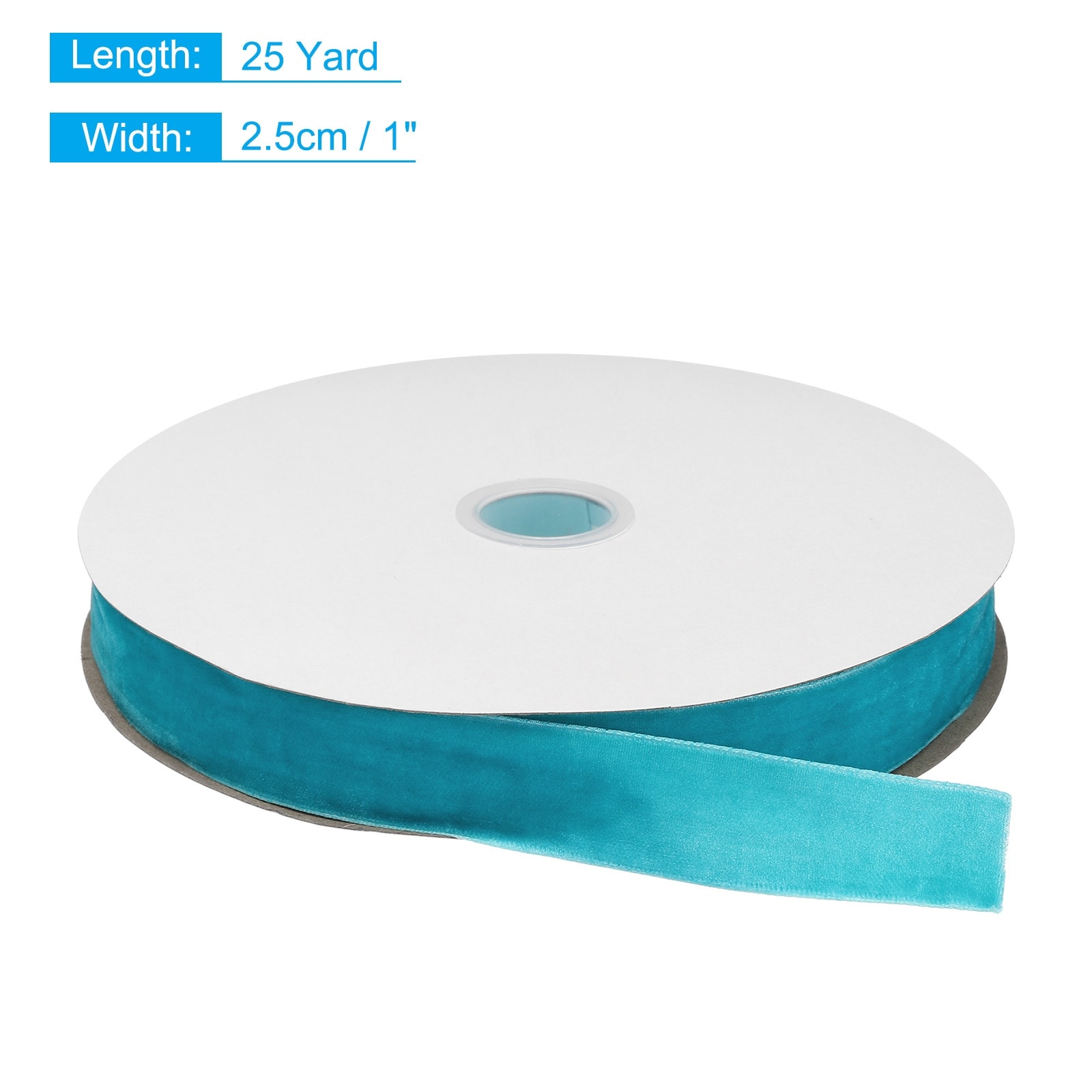 Velvet Ribbon Single Face Spool Silky Velvet for Bouquets DIY Crafts Gift Wrapping Wedding Party