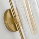 preview thumbnail 22 of 20, 19.53" Single Wall Sconce with Glass Cylinder Shade - W3.54"
