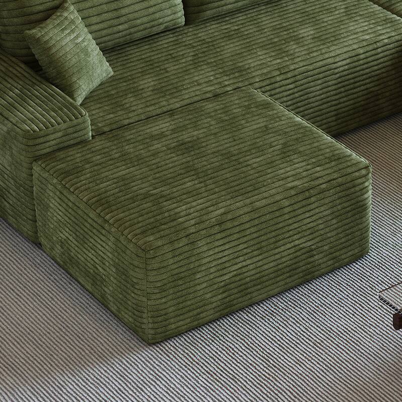 ottoman green for Living Room