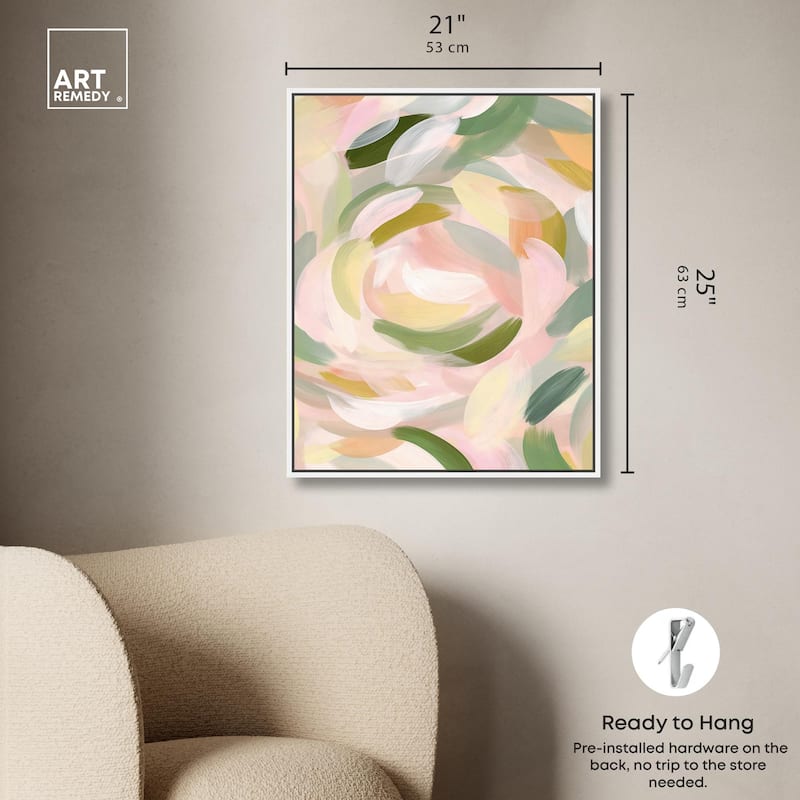 Brushstroke II Canvas by Art Remedy
