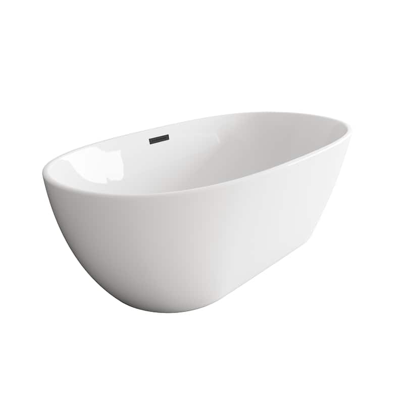 Adler Soaking Bathtub in Glossy White