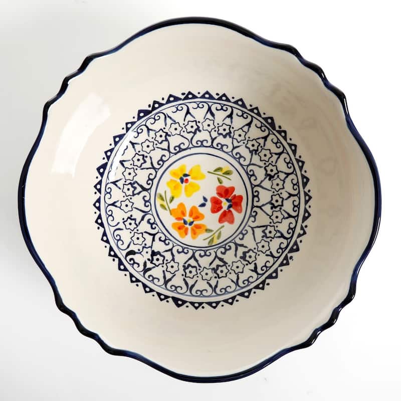 Gibson Home Luxembourg 2 Piece Stoneware Bowl Set