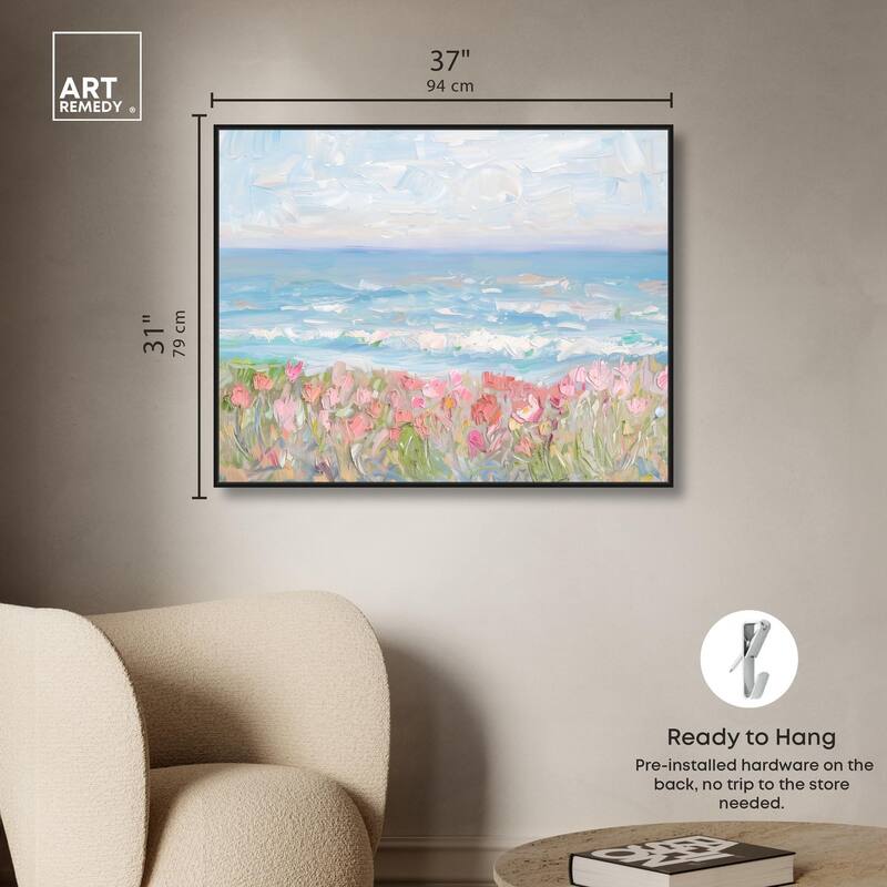 Waves of Peace Canvas by Art Remedy