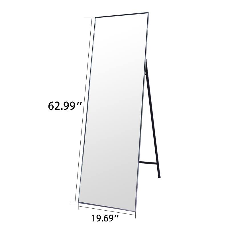 Rectangular Metal Framed Full Length Mirror - Bed Bath & Beyond - 35060785