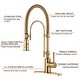 preview thumbnail 64 of 87, WOWOW Single Handle Gooseneck Pull Down Sprayer Kitchen Faucet