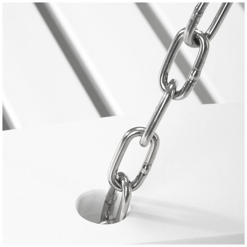 Nashville Poly 54 Inch Porch Swing with Folding Cup Holder