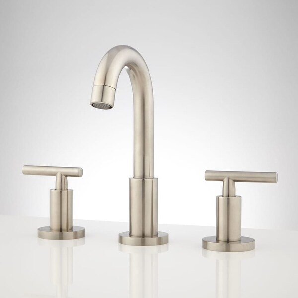 Signature Hardware 931724 Bareva Widespread Bathroom Faucet Signature Hardware 931724 Bareva Widespread Bathroom Faucet Drain Embly Inc
