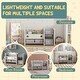 preview thumbnail 4 of 9, Kids Toy Storage, 2 Tier Toy Organizer with 4 Storage Boxes & Bookshelves for Kids Room, Nursery, Playroom