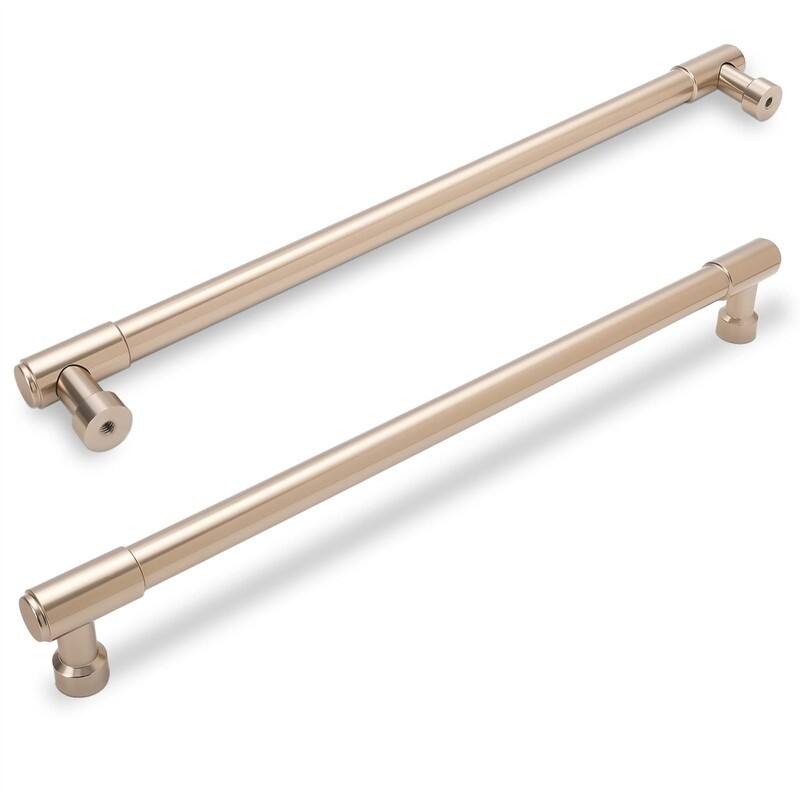 6 Pack Matte Black Cabinet Pull - 12.64 x 4.37 x 2.36 - Champagne Bronze