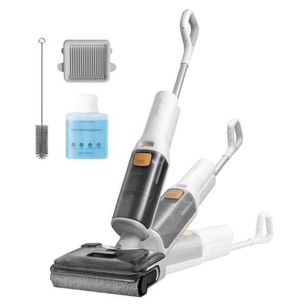 Roborock F25 GT Wet Dry Vacuum Cleaner Cordless, 20000Pa, Edge-To-Edge Self Cleaning Electric Mop With 180° Lie-Flat, 70° Swivel