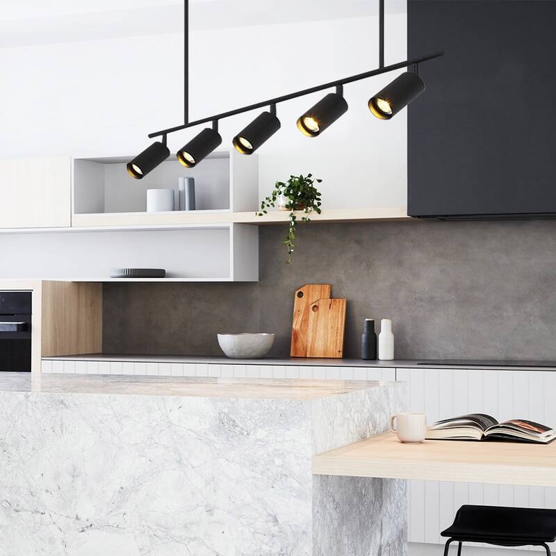 Modern Kitchen Island Linear Track Light Fixtures