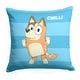 preview thumbnail 1 of 3, Bluey Roll Call Chilli 18 Inch Throw Pillow