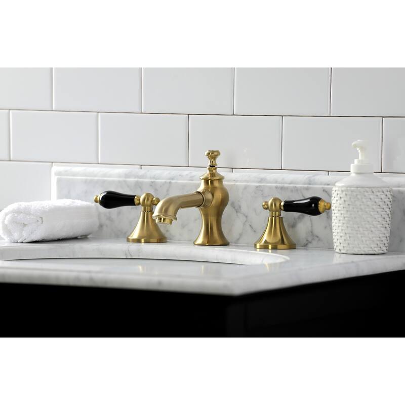 Duchess 8 in. Widespread Bathroom Faucet in Brushed Brass