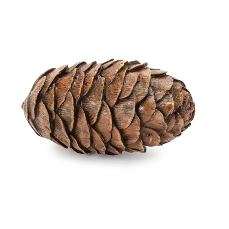 Pine Cone Christmas Decorations - 3.75" - Brown - Club Pack of 12
