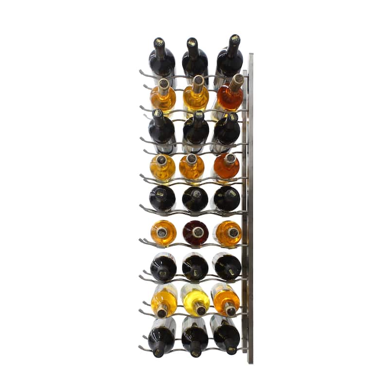 Epicureanist 27-Bottle Metal Wine Rack