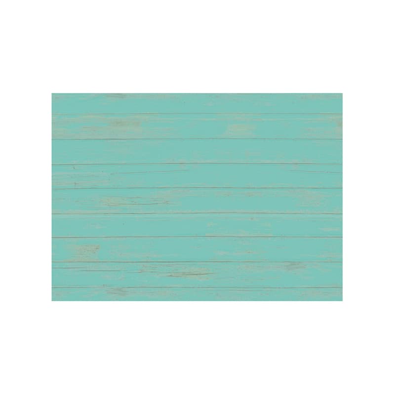 42 in. x 26.5 in. Blue Wood Plank Layering Mat