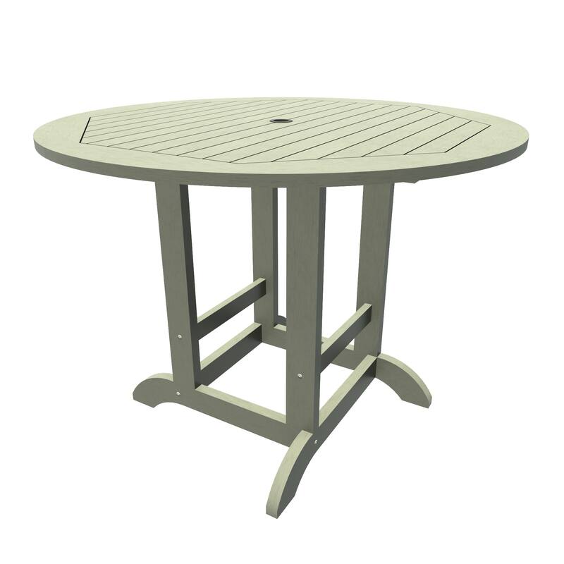 HIGHWOOD Commercial Grade 48" Round Counter Height Dining Table - Eucalyptus