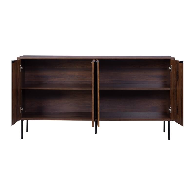 Lysander Fluted Sideboard Buffet Cabinet